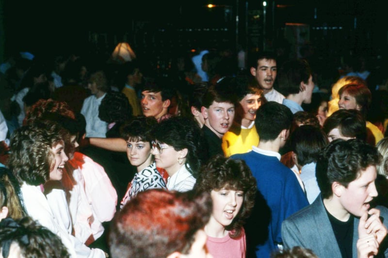 Teenagers dancing the night away at Bentleys in 1986. Were you among them?