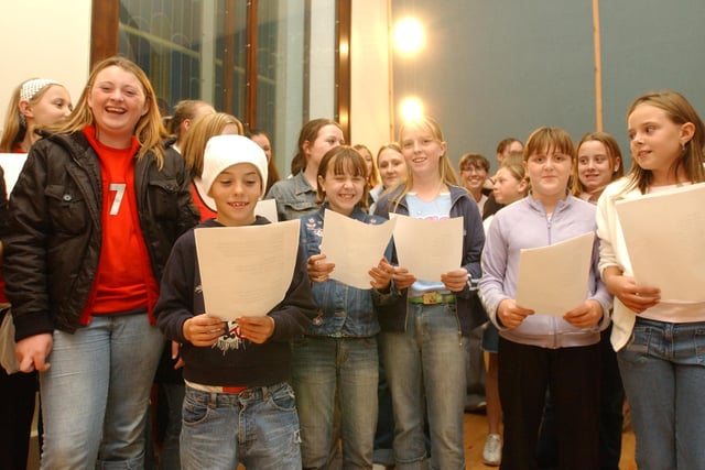 St Hilds students are pictured singing at The Studio in 2005. Were you one of them?