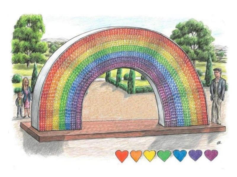 The rainbow became a symbol of the pandemic - and this memorial, set to be unveiled in Doncaster later this year, will remember the town's 820 plus Covid-19 victims.