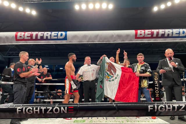 Anthony Tomlinson missed out on the vacant IBO inter-continental welterweight title.