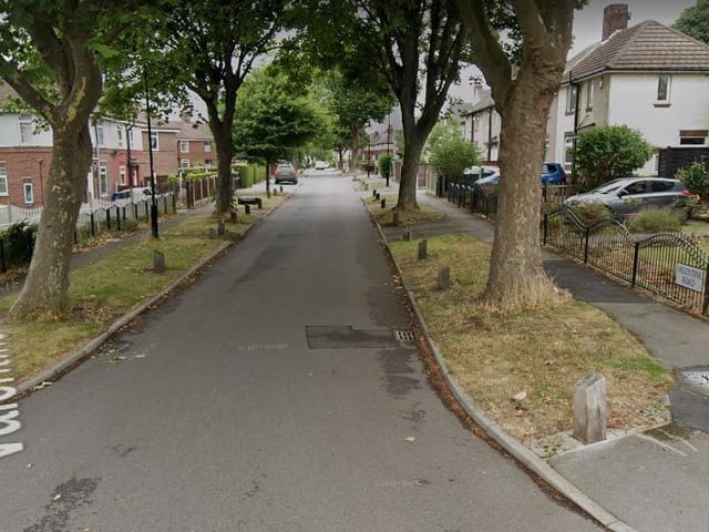 With its romantic name, Valentine Road sounds the ideal place for couples to share tender moments. And those beautiful trees at the end of the street add the the aura. PIcture: Google