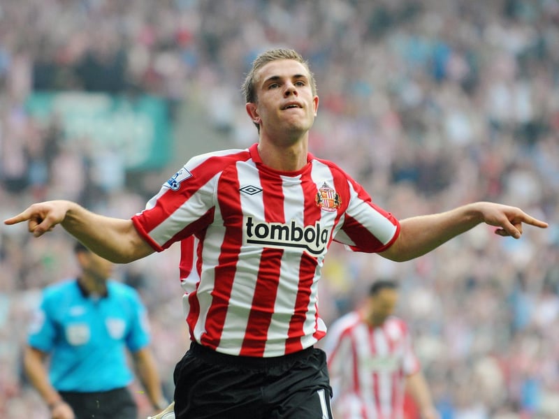 Jordan Henderson during his time with the Black Cats. 'Born in Sunderland; high-profile footballer, England captain' said ChatGPT.