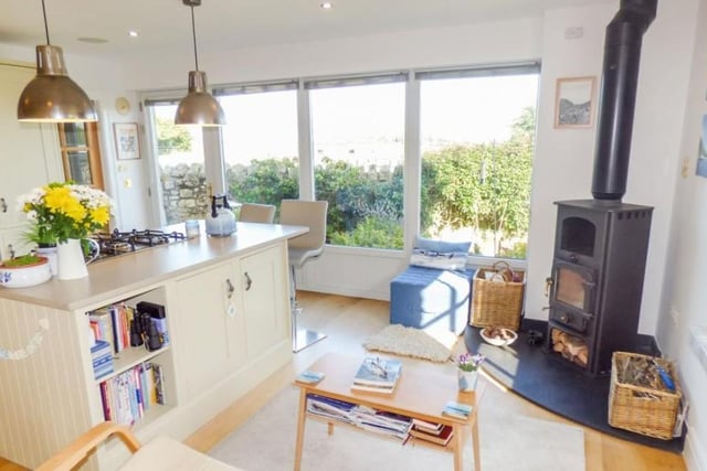 The cosy snug area, featuring a multi fuel burning stove, also benefits from a picture window to the eastern elevation which gives breathtaking views over the adjoining countryside.

Picture: Right Move