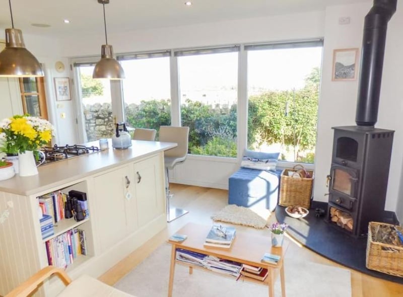 The cosy snug area, featuring a multi fuel burning stove, also benefits from a picture window to the eastern elevation which gives breathtaking views over the adjoining countryside.

Picture: Right Move