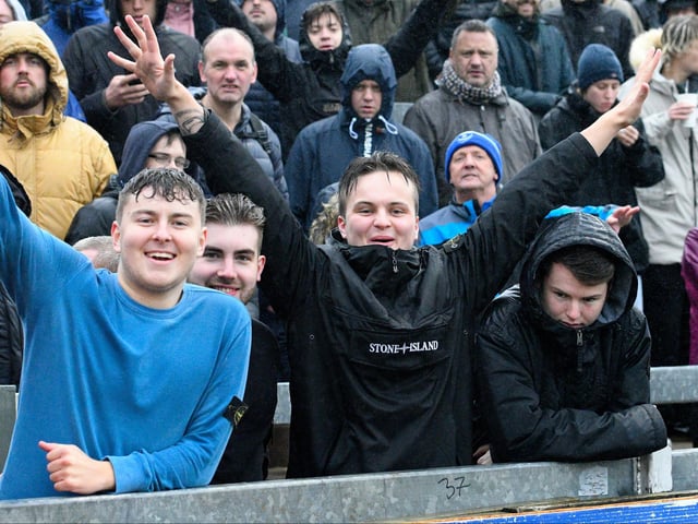 1,404 fans made it to the 2-2 draw with Bristol Rovers on October 26. 8,648 was the official attendance.