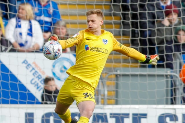 The Pompey keeper has made quite an impression since coming into the team. He's got a 7.2 rating from 23 games played.