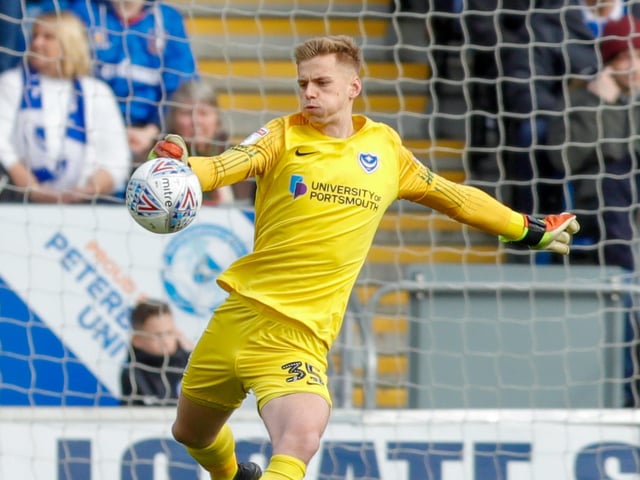 The Pompey keeper has made quite an impression since coming into the team. He's got a 7.2 rating from 23 games played.