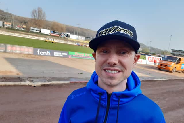 Sheffield Tigers will start of the 2023 speedway season with a clash with Belle Vue –  the side which beat them in this season’s grand final. Pictured is manager Simon Stead, at Owlerton