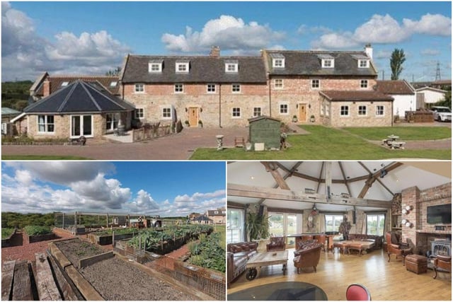 This luxury East Boldon home is complete with cocktail bar, seven bedrooms and indoor gym. 
It was on the market with Sanderson Young for a guide price of £1,250,000.