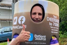 Joan Pons Laplana will be attempting to break the record for the fastest London marathon dressed as a pint.