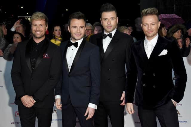 Westlife was a man down at the Sheffield Utilita Arena last night after lead vocalist Mark Feehily came down sick with pneumonia. (Photo by Stuart C. Wilson/Getty Images)