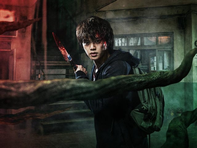 Sweet Home is a critcally-acclaimed Korean television series about the residents of an apartment complex whp are fighting to survive a monster invasion. There are currently 10 hour-long episodes of the apocalyptic horror to enjoy.