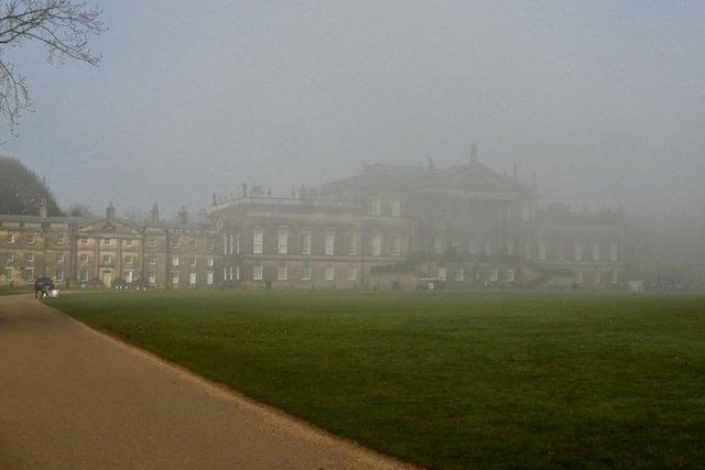 A misty Wentworth Woodhouse by @JohnH14458271