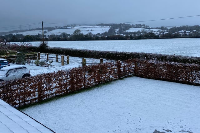 Snowy scenes in Clanfield. Picture: Melissa Hawkins