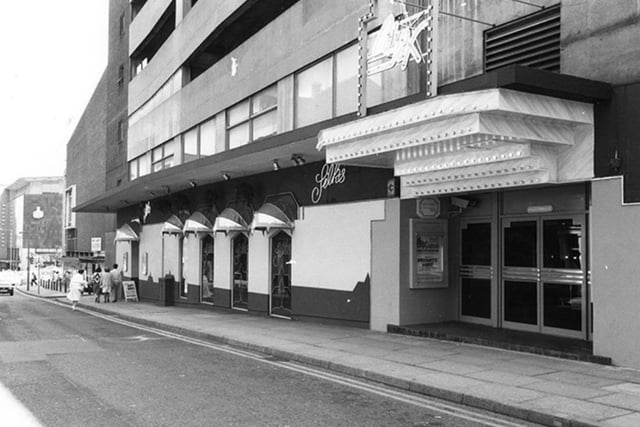 Silks Nightclub on Bank Street in Sheffield city centre, pictured here in June 1986