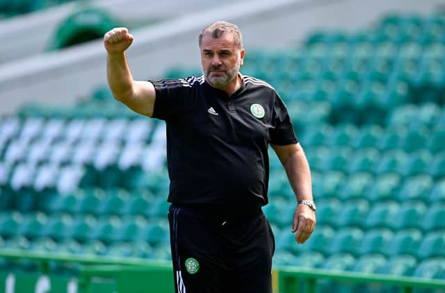 Celtic manager Ange Postecoglou has named his starting XI. Picture: SNS