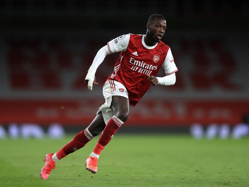 Total estimated Premier League net spend: £604 million. Most expensive signing: Nicolas Pepe from Lille - £72 million. Number of seasons in the Premier League: 29.