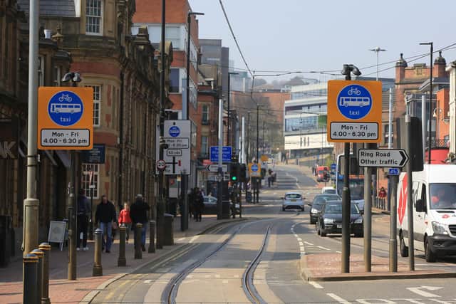 This stretch of Glossop Road saw among the most parking tickets in Sheffield issued last year