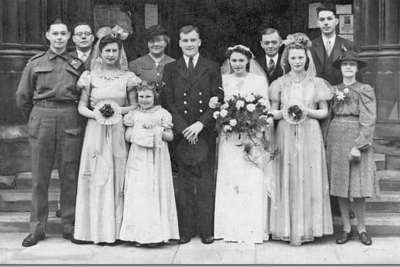 Ken and Doris wedding day 1943