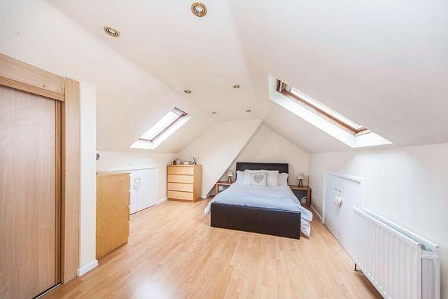The property includes a converted loft bedroom which offers fitted wardrobes and a separate WC.
