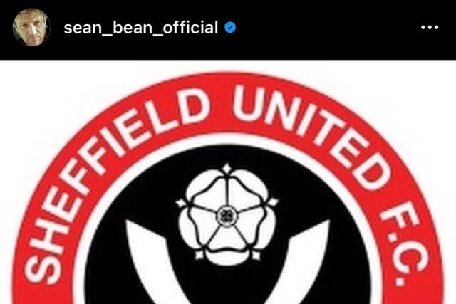 Everyone knows the Sheffield-born actor is a huge Unitedite. He posted a good luck message to the club via Instagram on the eve of their game against Ipswich Town in April 2019 - a fixture they won to effectively seal promotion to the Premier League. Bean has 245,000 followers on the platform. @Sean_Bean_Official.