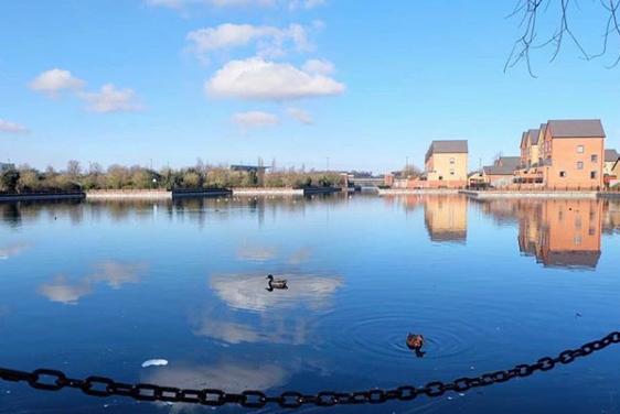 A landscape photo of Doncaster Lakeside.