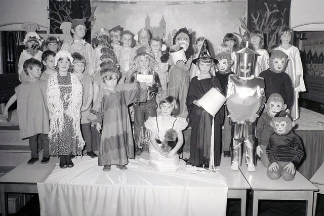 School play time in 1983
