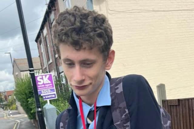 Spencer, aged 14, has gone missing and is believed to be in the Norfolk Park area of Sheffield. His mother, Theresa, has asked people to be vigilant