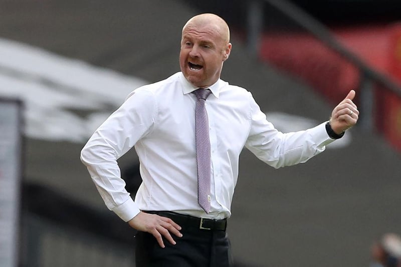 Burnley are trying to tie Sean Dyche down on a new deal amid rising fears of an approach from Crystal Palace. (Mirror)

(Photo by MARTIN RICKETT/POOL/AFP via Getty Images)