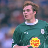 Rochdale manager, Robbie Stockdale, during his time at Sheffield Wednesday. (Picture by Steve Bardens. \ Mandatory Credit: Allsport UK /Allsport)