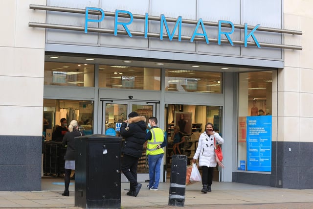 Doncaster enters tier 3 restrictions as the 2nd lockdown ends with shops reopening. Primark. Picture: Chris Etchells