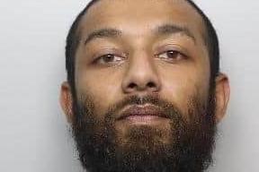 Hammer-wielding drug-fuelled thug Mebub Islam, pictured, was jailed for life after he attempted to murder his ex-partner by smashing her around the head.
Sheffield Crown Court heard last year how Mebub Islam, aged 27 at the time of his sentencing, of Egerton Walk, Broomhall, Sheffield, was found guilty at a previously heard trial of attempting to murder his ex-partner and falsely imprisoning her at her home in November, 2020.
He also admitted breaching a restraining order and a suspended prison sentence and he was sentenced to life imprisonment.
At the time of sentencing, Islam was told he must serve a minimum of 16 years and 145 days before he can be considered for release, allowing for the time he had already served while remanded in custody.