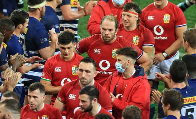 Alun Wyn Jones made his return from a dislocated shoulder as a second-half replacement as the British and Irish Lions defeated the Stormers.