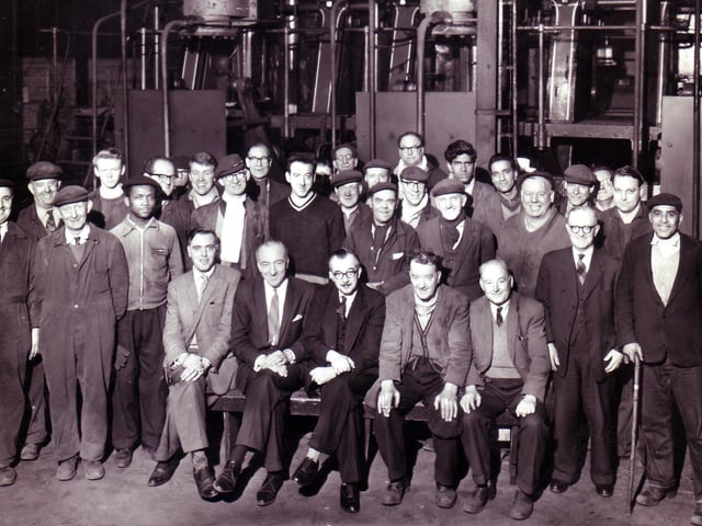 Staff at the English Steel Corporation, Sheffield