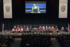 Sheffield Hallam University graduation ceremony at Pons Forge. Picture Scott Merrylees