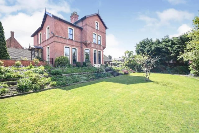 Complete with six bedrooms and three bathrooms, this £850,000 abode is also very close to two primary schools.