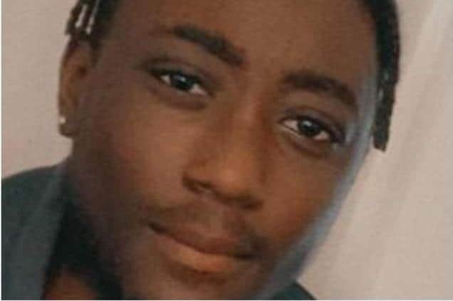 Pictured is Doncaster teenager Joevester Takyi-Sarpong, who died aged 18, after he suffered two stab wounds to his legs near Doncaster city centre.