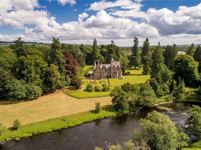 House and grounds from River Teith.