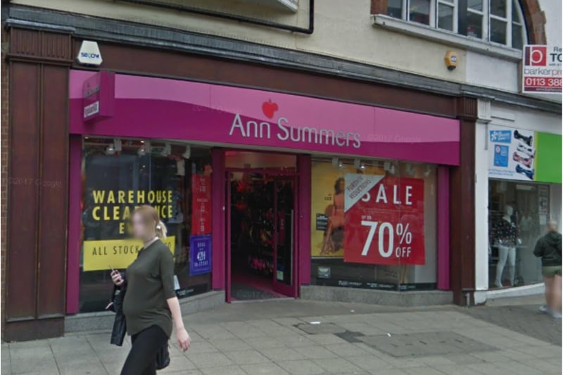It seems some shoppers have missed the saucy treats on offer at Ann Summers in Doncaster.