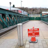 The Flood Barrier at Meadowhall, pictured. Picture: NSST-19-01-21-FloodBarrierMeadowhall 6-NMSY