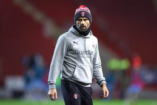 Rotherham boss Paul Warne is fearing the worst after some of his coaching staff tested positive for Covid-19 (photo by George Wood/Getty Images).