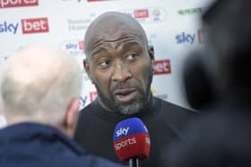Darren Moore and his Sheffield Wednesday players will be leaving on Saturday. (Steve Ellis)