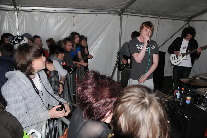 The band Spray On Jeans are pictured performing at the XL Youth Village in Hylton Castle. Do you remember this from 11 years ago?