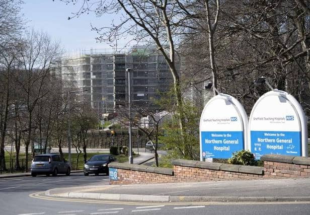 Northern General Hospital in Sheffield, where a Covid-19 vaccination centre has been set up