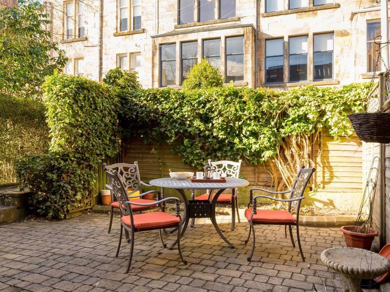 Private courtyard garden to the rear.