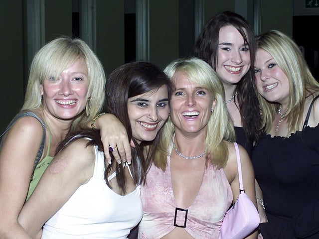 Romana, Julie, Louisa, Tracy and Lindsay ready for anight out at Banus