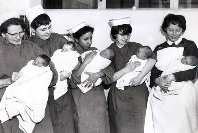 New Year babies in Sheffield January 1967
