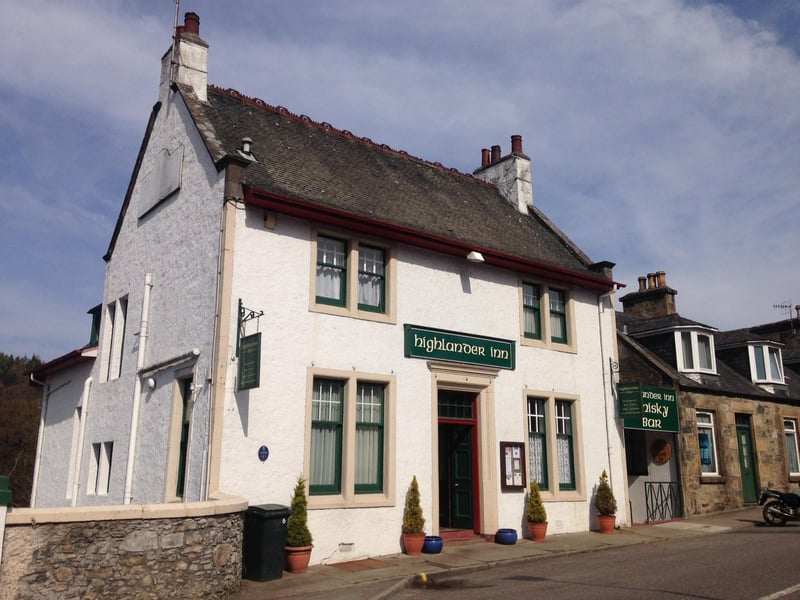 Another Speyside institution, also located in Craigellachie, the Highlander Inn has an impressive selection of whisky behind the bar. For accommodation, they have eight en-suite bedrooms available to book.