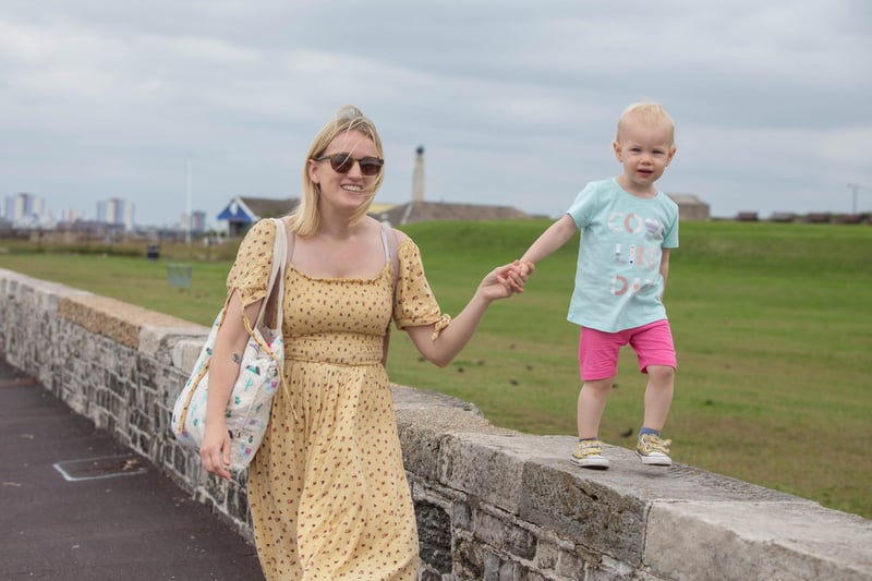 Shanna Coleman and Lily 2 near the Bandstand , Southsea. Picture: Habibur Rahman