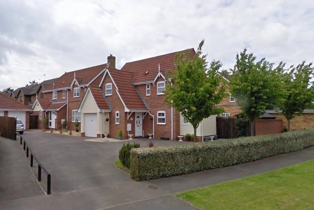 This five-bedroom detached house on Heathlands, Swaffham, Norfolk, described as having a "spacious feeling throughout" by estate agent Abbotts, is on the market for
£300,000, very close to the average price in the East of England in November 2020 of £302,624.